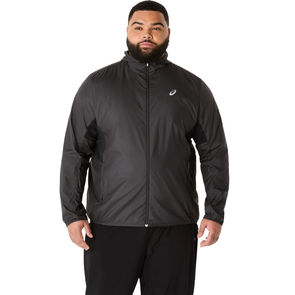 Jaqueta ASICS Silver - Masculino - Preto - tam: 3G