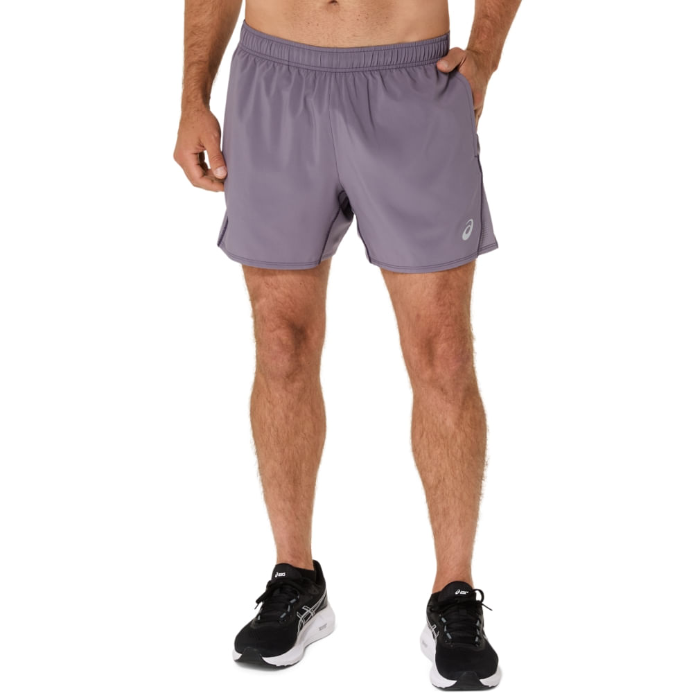 Shorts ASICS Silver 5In - Masculino - Cinza