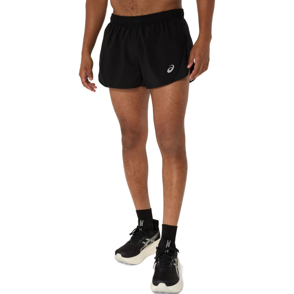 Shorts ASICS Silver Split - Masculino - Preto - tam: P