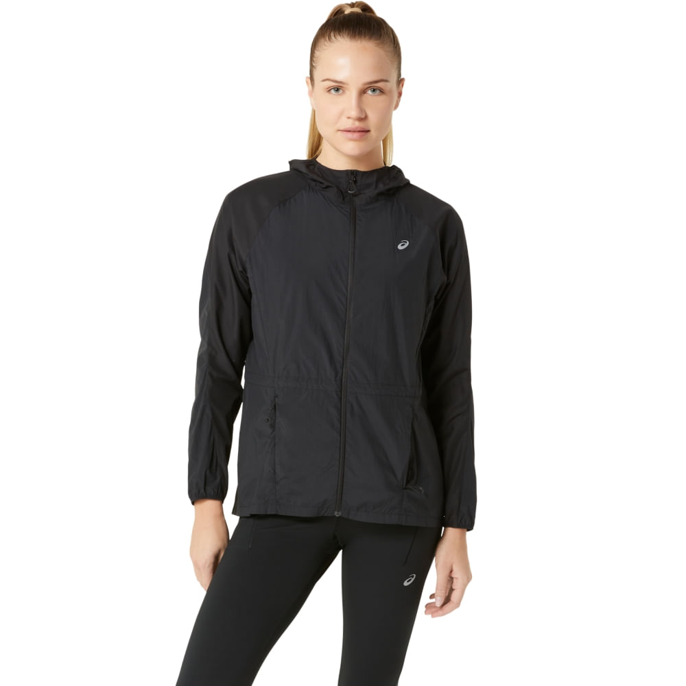 Jaqueta ASICS Road Packable - Feminino - Preto - tam: G