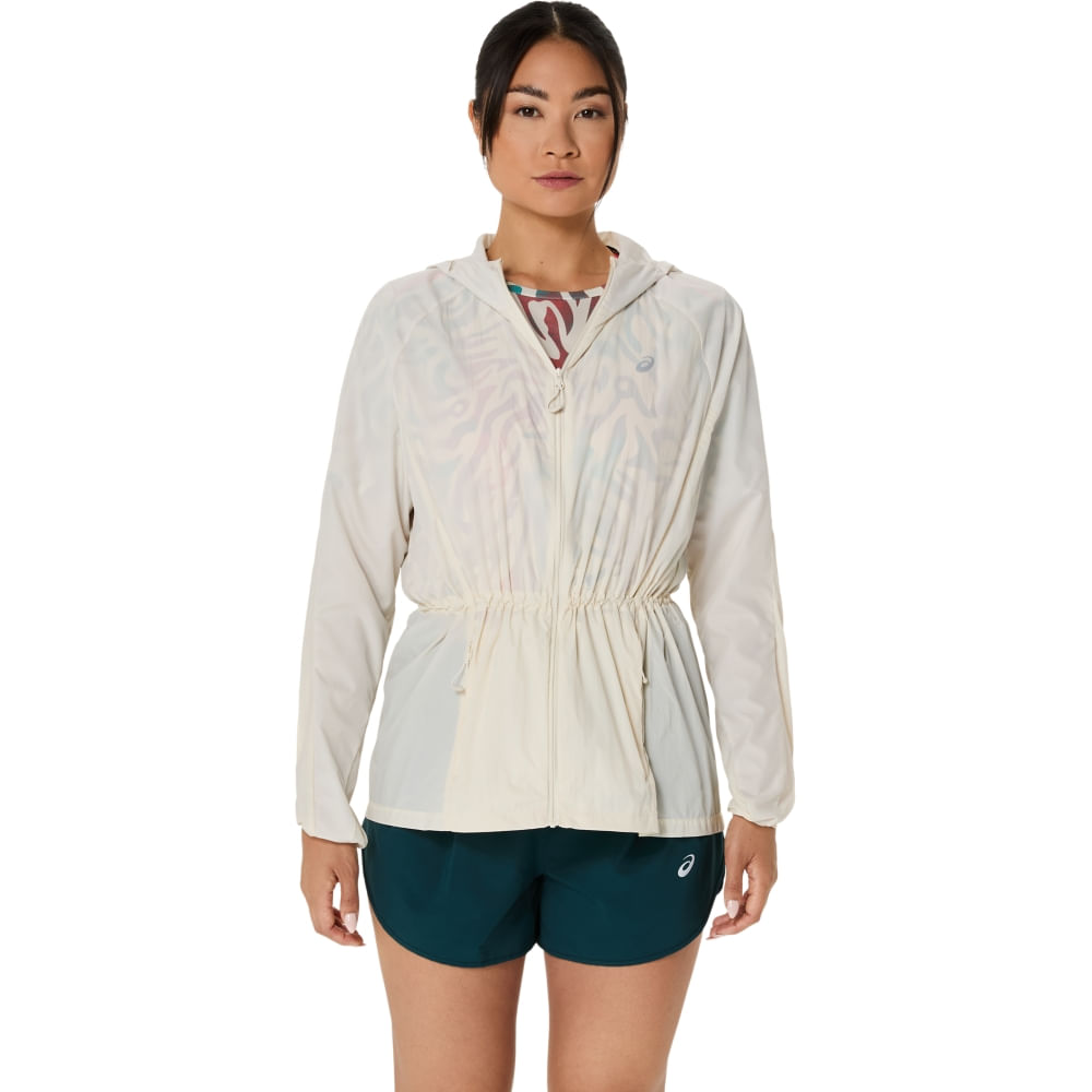 Jaqueta ASICS Road Packable - Feminino - Bege