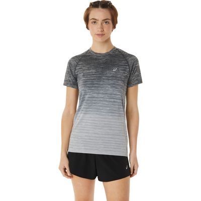 Camiseta ASICS Seamless - Feminino - Cinza/Cinza