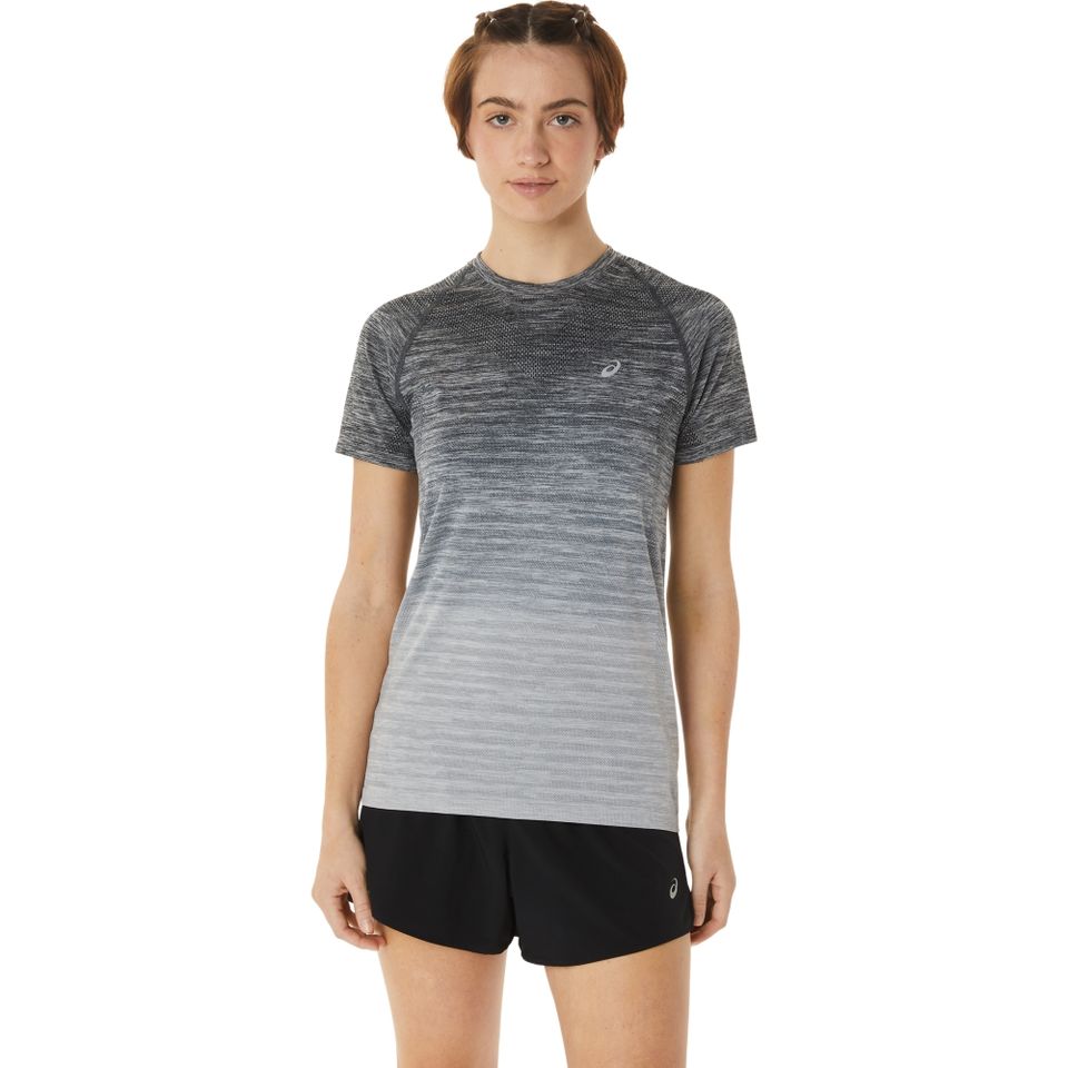 Camiseta Asics Seamless - Feminino - Cinza/Cinza
