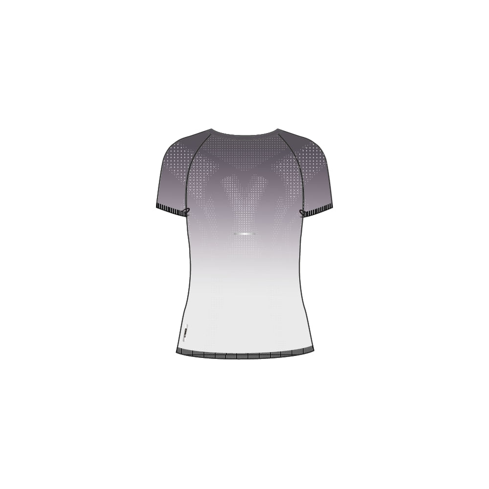 Camiseta ASICS Seamless - Feminino - Cinza/Cinza - tam: GG — foto 2