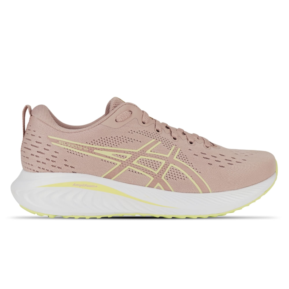 Tênis ASICS GEL-Excite 10 - Feminino - Rosa/Amarelo