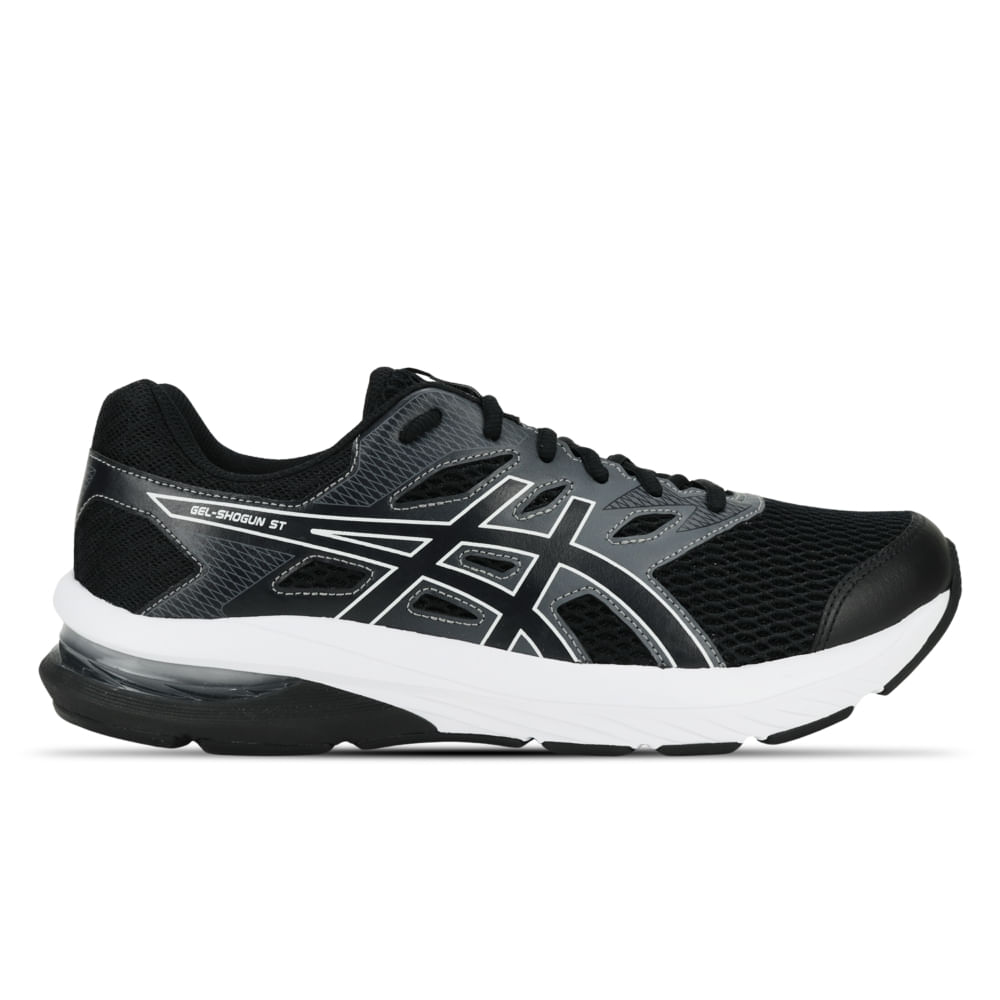 Tênis ASICS GEL-Shogun St - Masculino - Preto/Branco