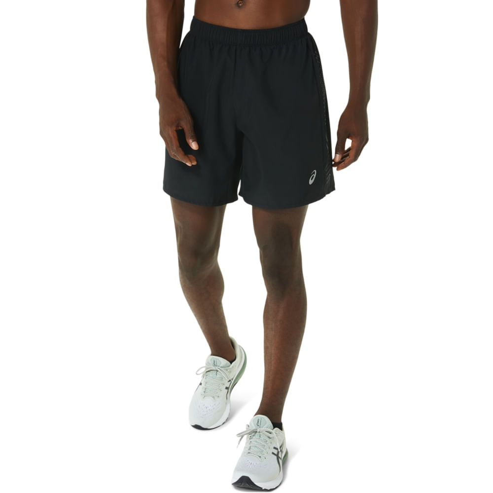 Shorts ASICS Icon – Masculino – Preto/Cinza
