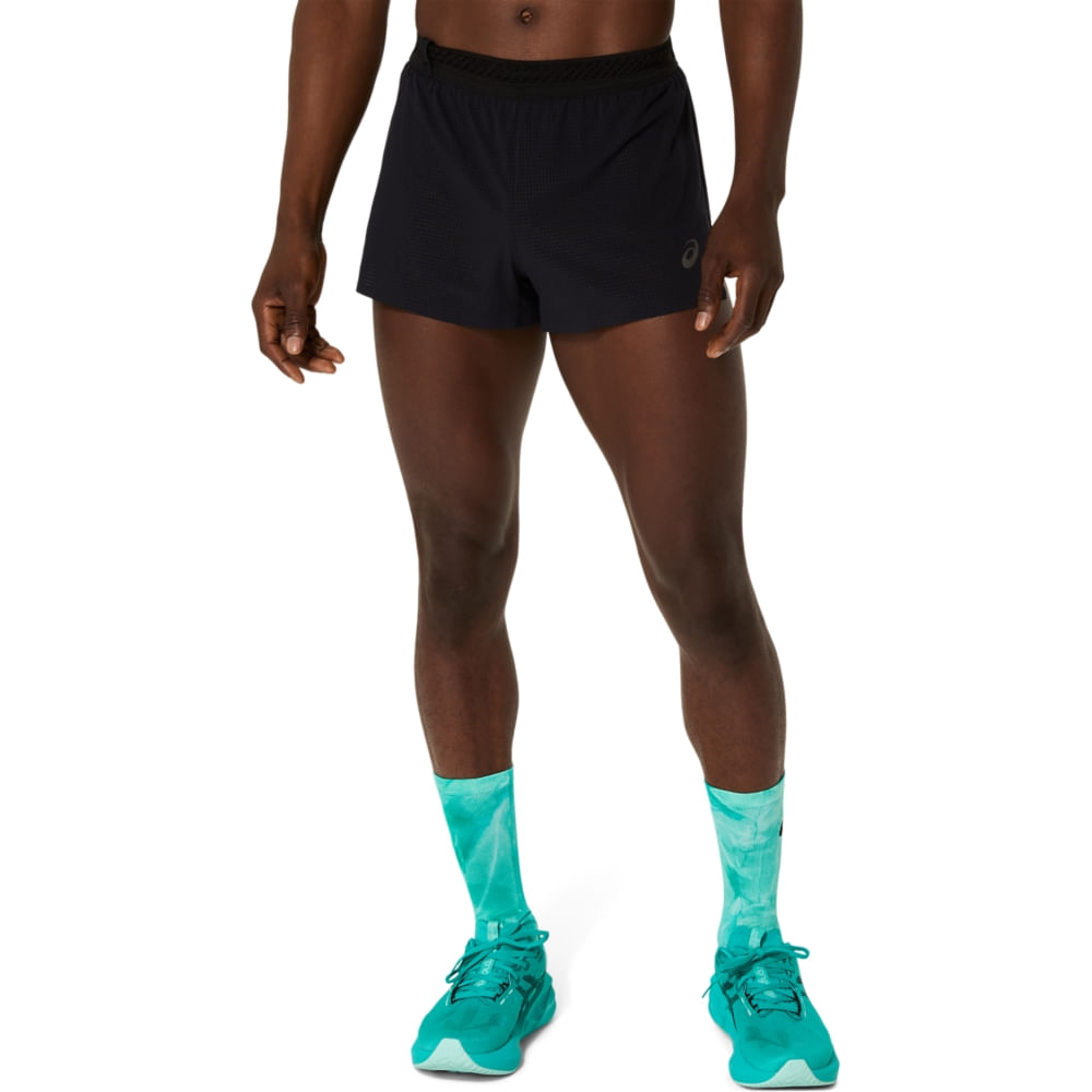 Shorts ASICS Metarun Split - Masculino - Preto - tam: P
