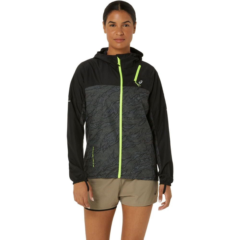Jaqueta ASICS Corta Vento Fujitrail Packable – Feminino – Preto