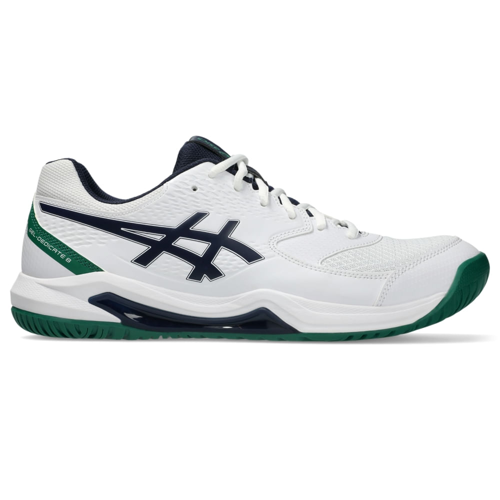 Tênis ASICS Gel-Dedicate 8 - Masculino - Branco/Azul - tam: 42