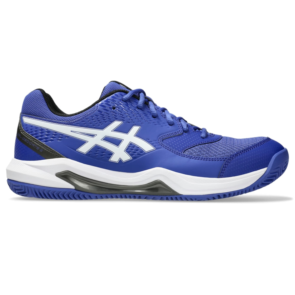Tênis ASICS Gel-Dedicate 8 Saibro – Masculino – Branco/Azul