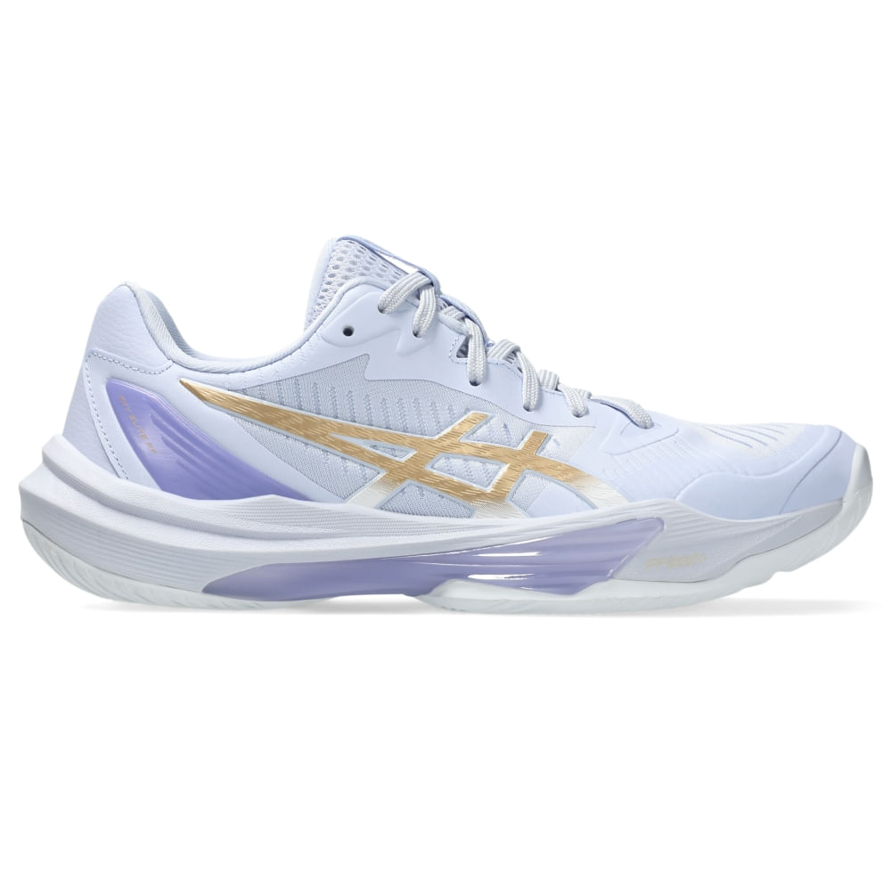 Tênis ASICS Sky Elite Ff 3 - Feminino - Azul/Dourado - ASICS Brasil