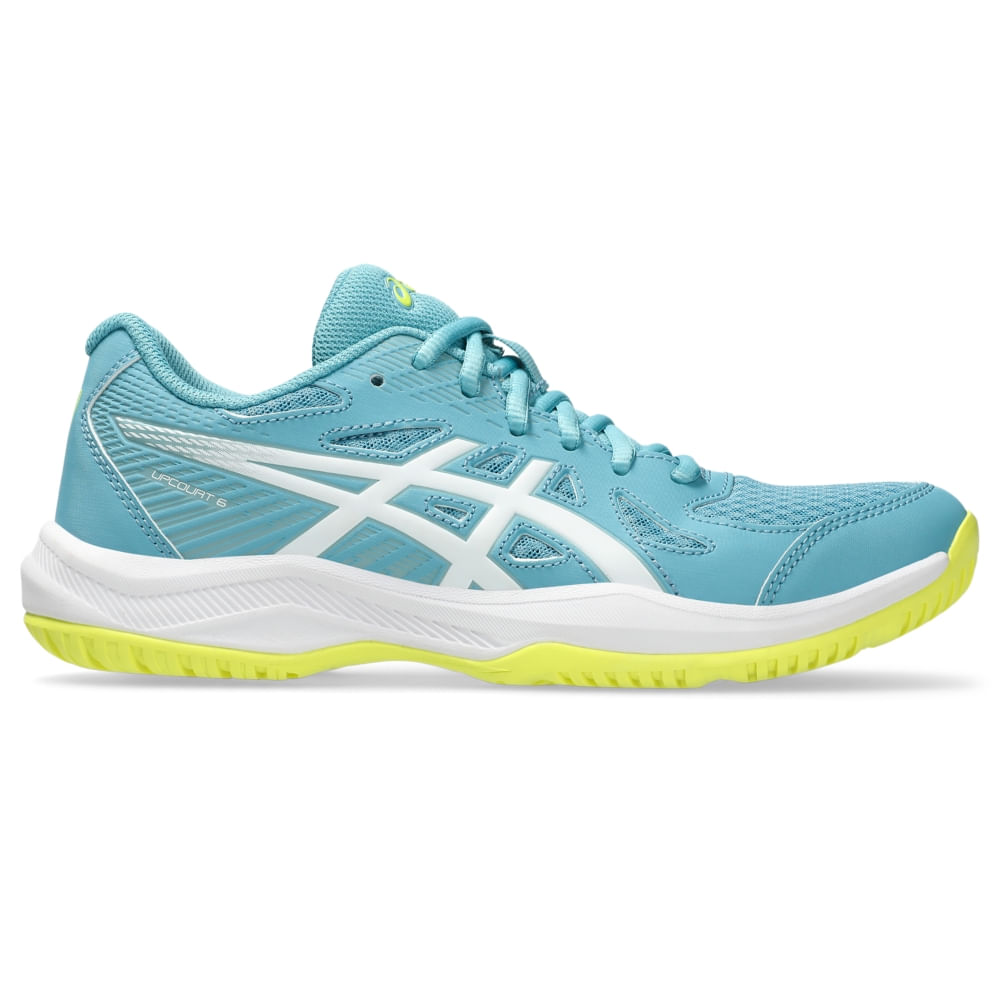 Tênis ASICS Upcourt 6 - Feminino - Azul/Branco - ASICS Brasil