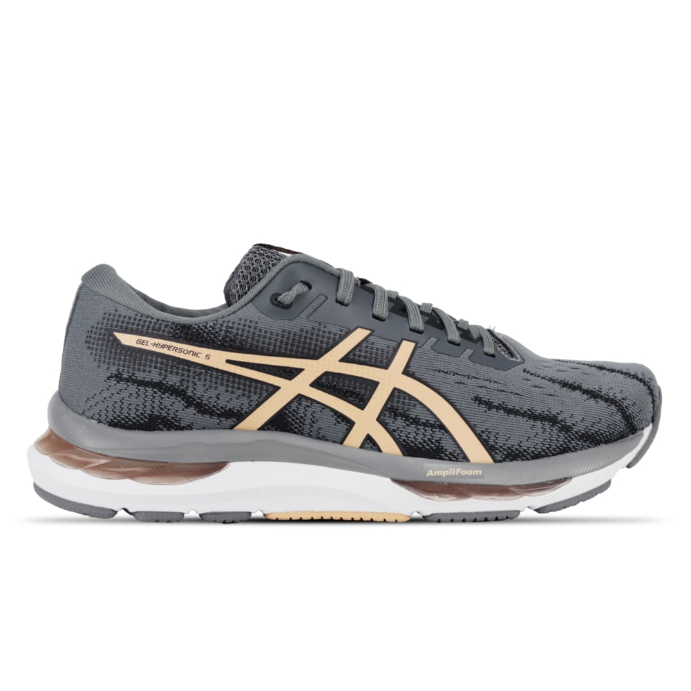 Tênis ASICS GEL-Hypersonic 5 – Feminino – CINZA/PRETO