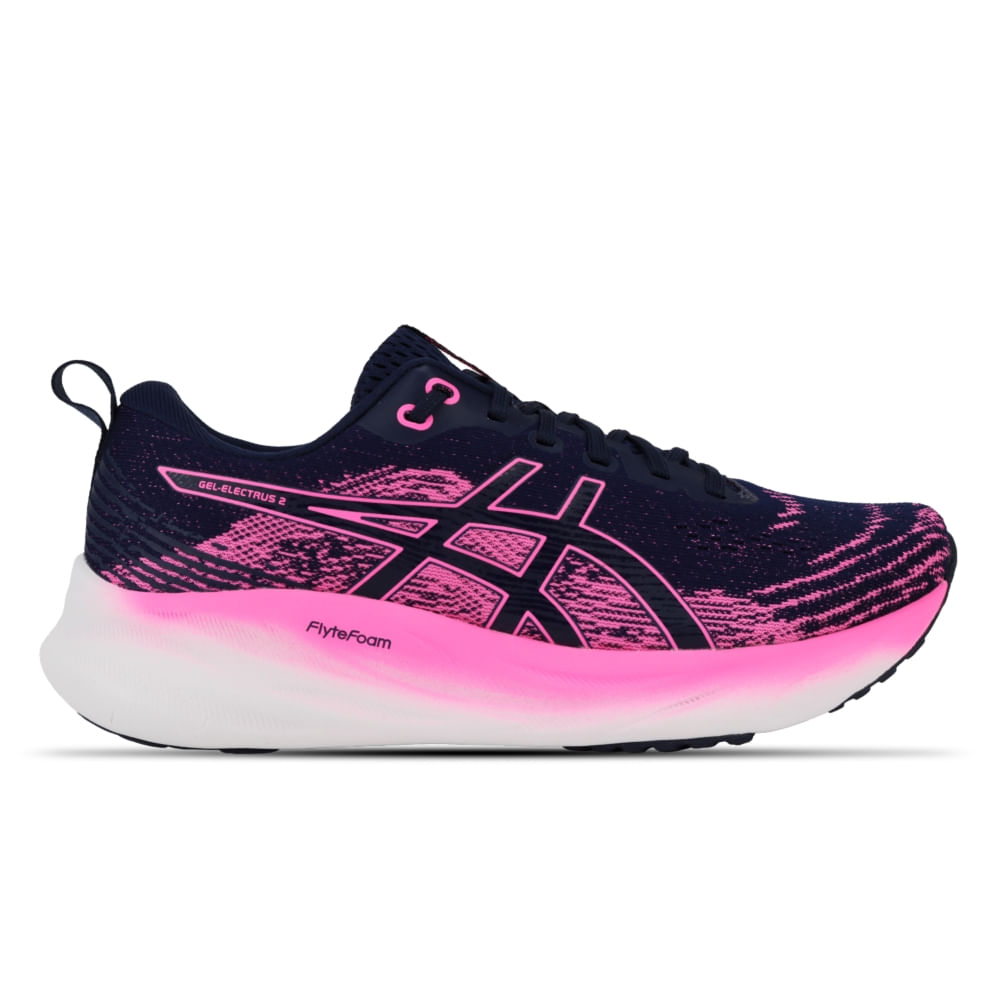Tênis ASICS GEL-Electrus 2 - Feminino - AZUL/ROSA