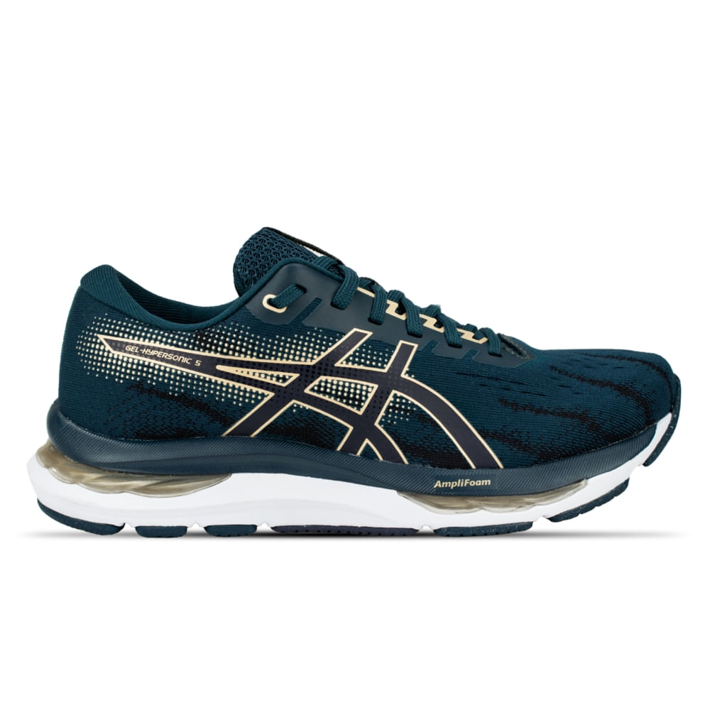 Tênis ASICS GEL-Hypersonic 5 - Feminino - VERDE/DOURADO - tam: 40