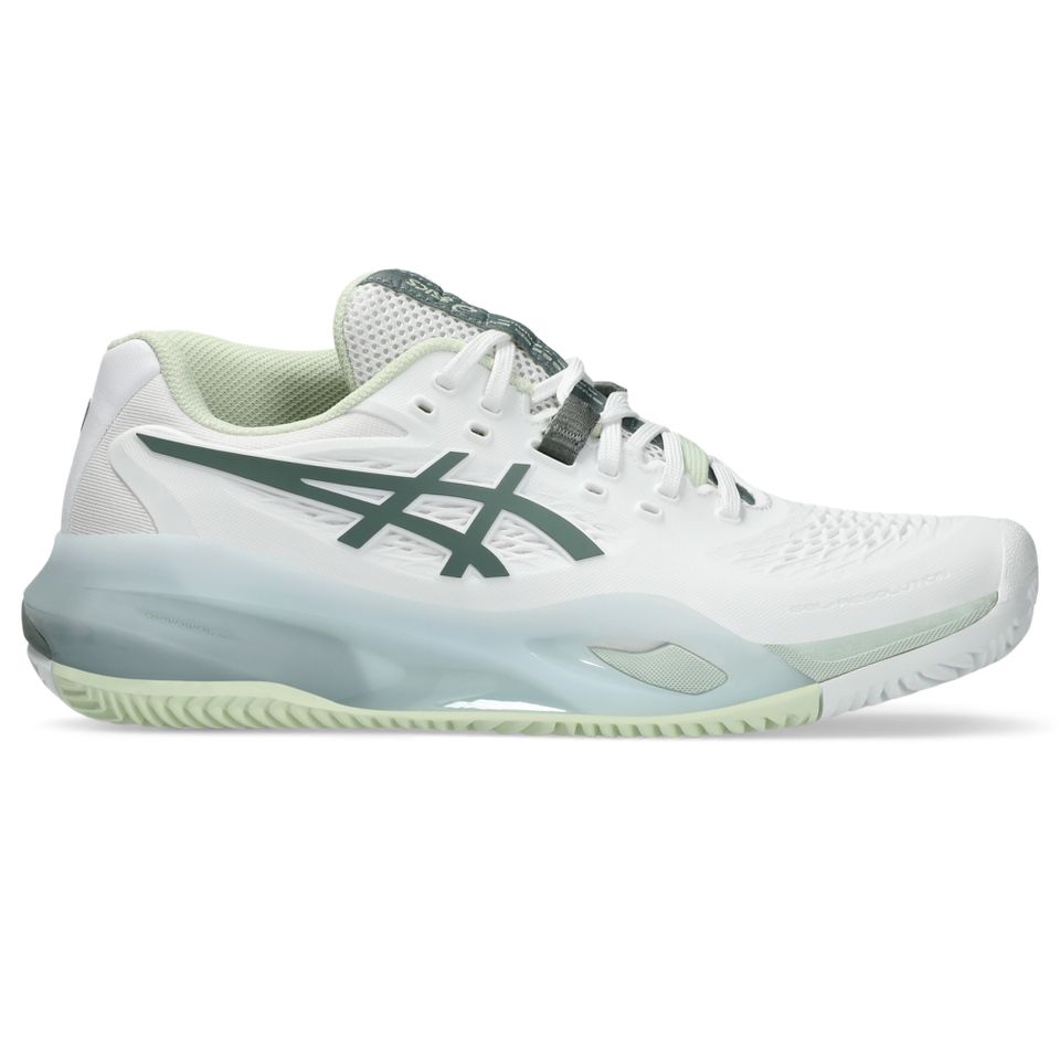 Tênis Asics Gel-Resolution X Saibro - Feminino - Branco/Verde