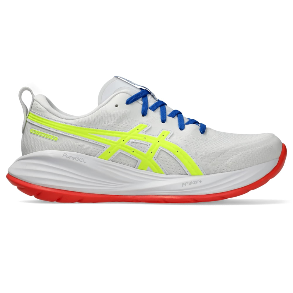 Tênis ASICS GEL-Cumulus 27 Atc - Masculino - Branco/Amarelo - tam: 43