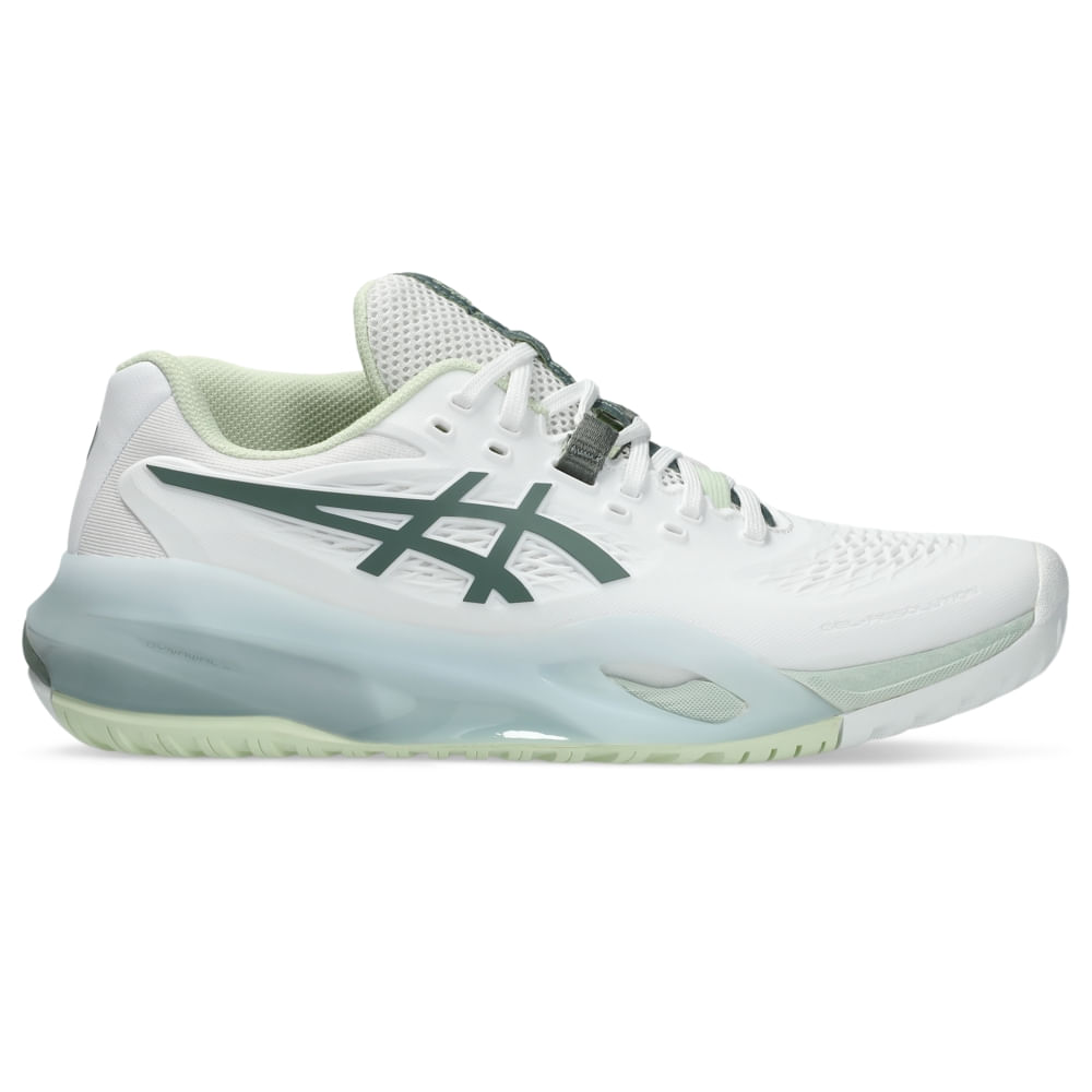 Tênis ASICS Gel-Resolution X - Feminino - Branco/Verde