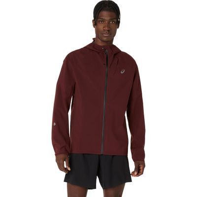 Jaqueta ASICS Impermeável Metarun - Masculino - Marrom