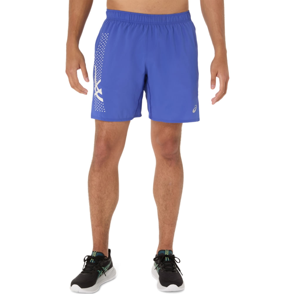 Shorts ASICS Icon 7In - Masculino - Azul - tam: P