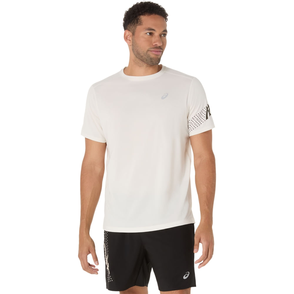 Camiseta ASICS Icon - Masculino - Bege