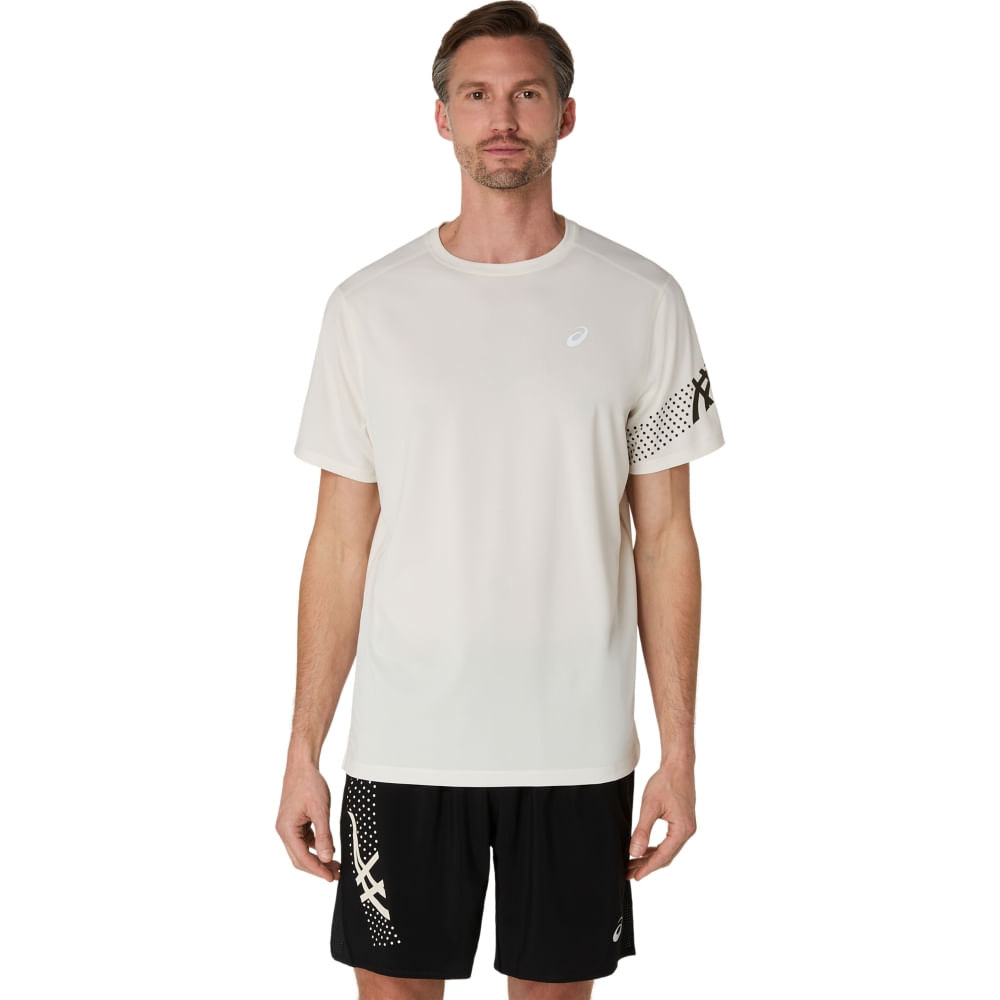 Camiseta ASICS Icon - Masculino - Vermelho - tam: P