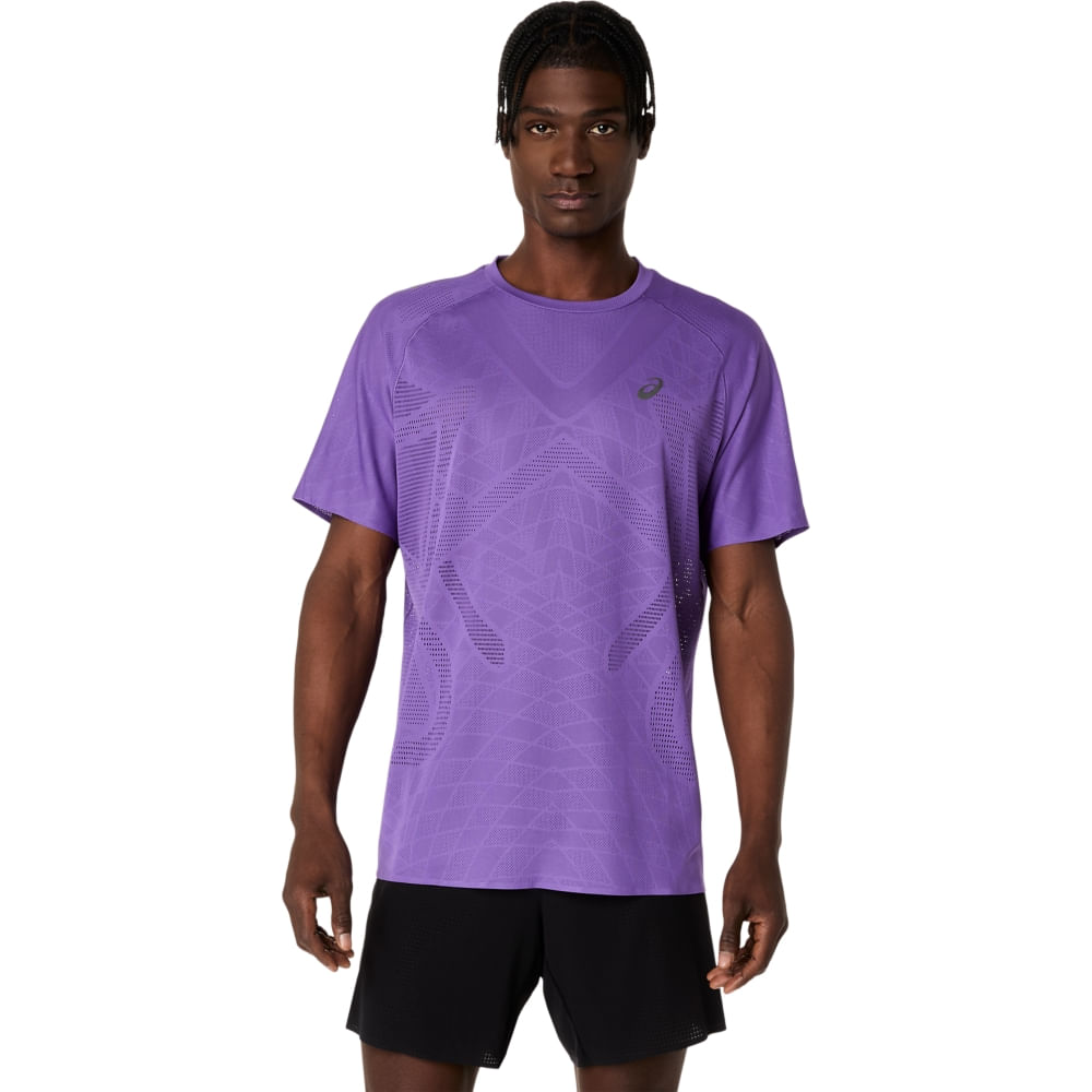 Camiseta ASICS Metarun - Masculino - Roxo