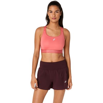 Top ASICS Road Compression - Feminino - Rosa