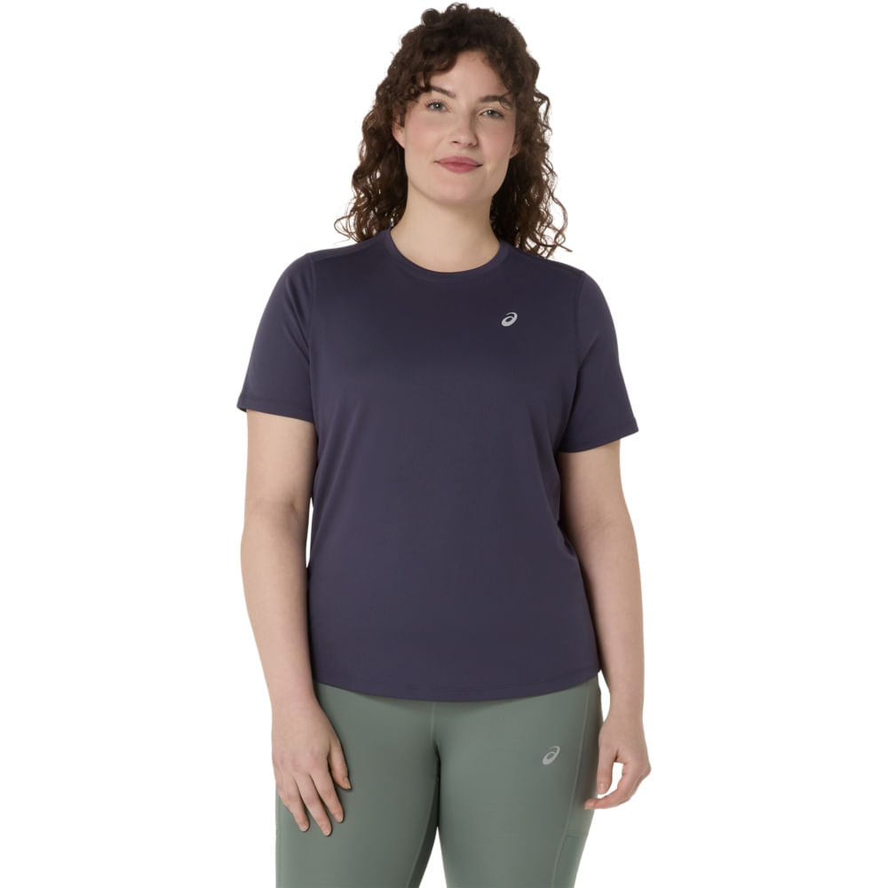 Camiseta ASICS Silver - Feminino - Azul - tam: M