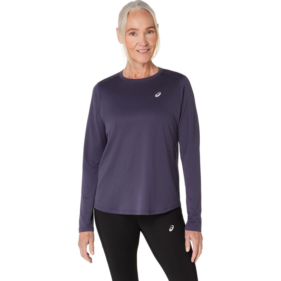 Camiseta Asics Manga Longa Silver - Feminino - Azul