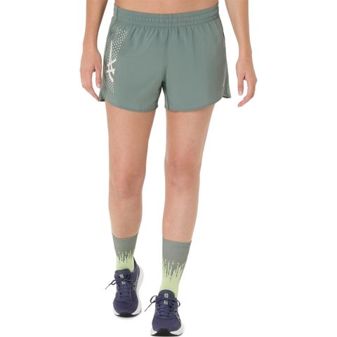 Shorts Asics Icon 4in - Feminino - Verde — ASICS