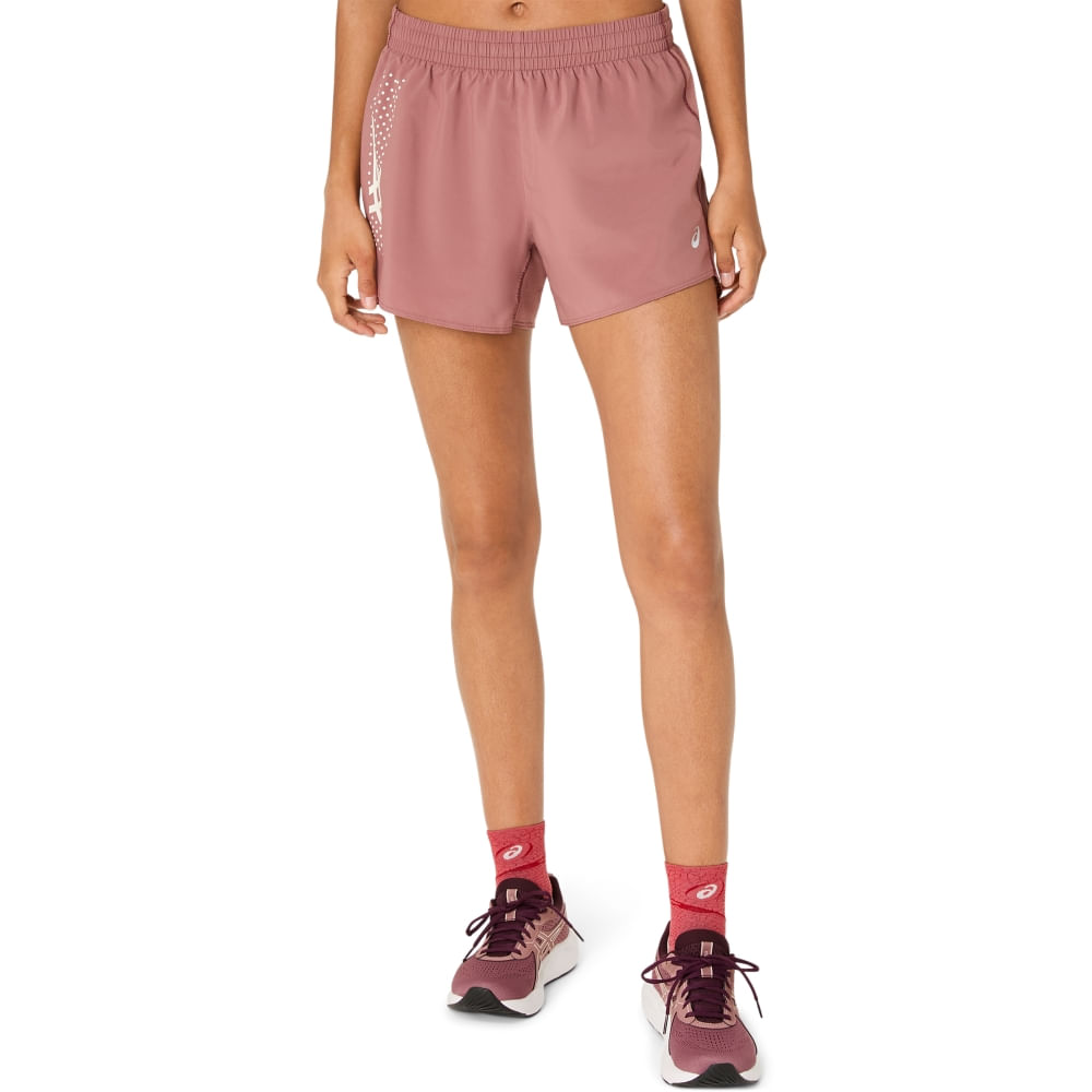 Shorts ASICS Icon 4In - Feminino - Roxo - tam: GG