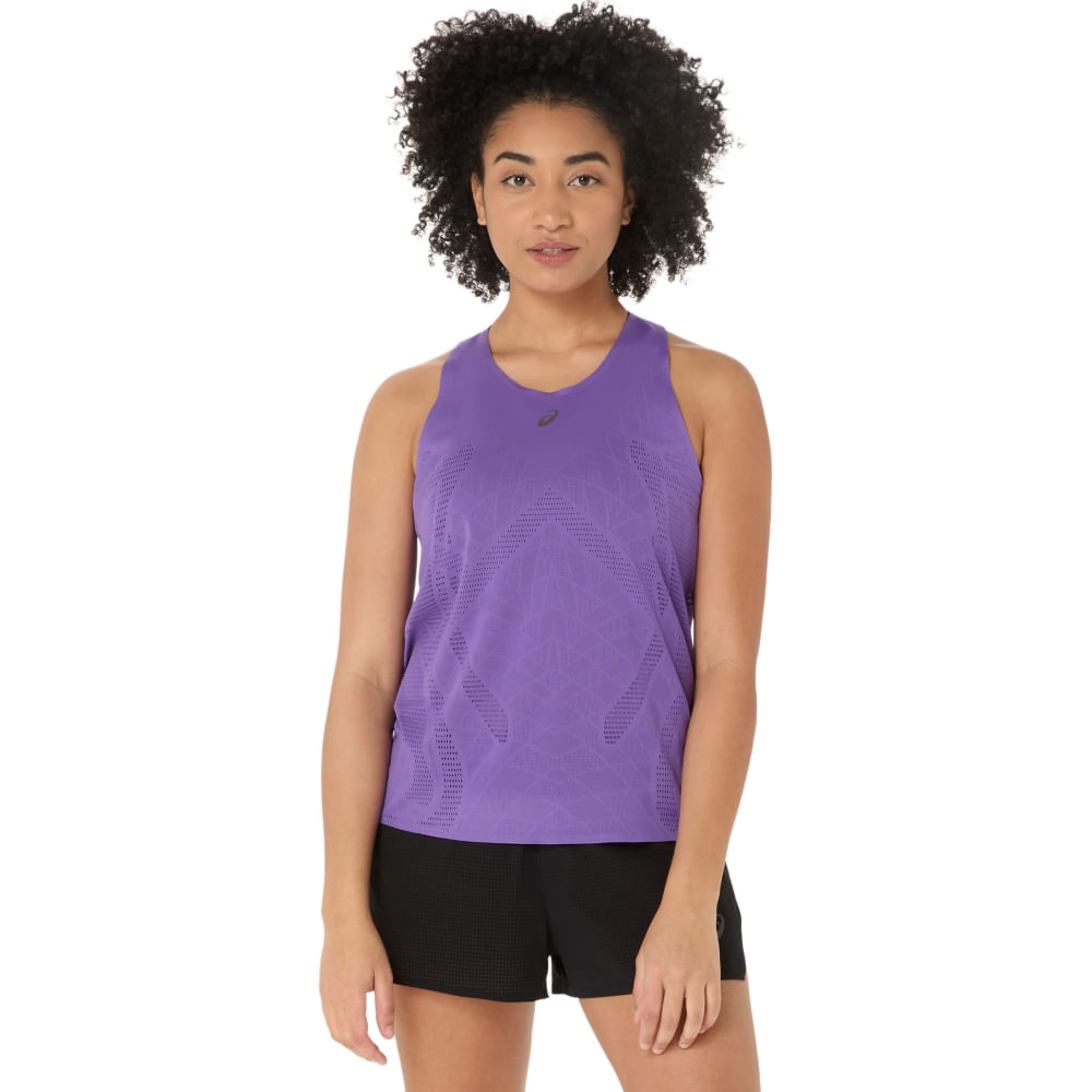 Regata ASICS Metarun - Feminino - Roxo - tam: GG