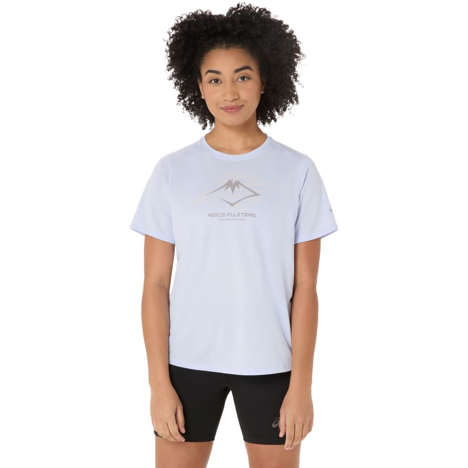 Camiseta Asics Fujitrail Logo - Feminino - Azul