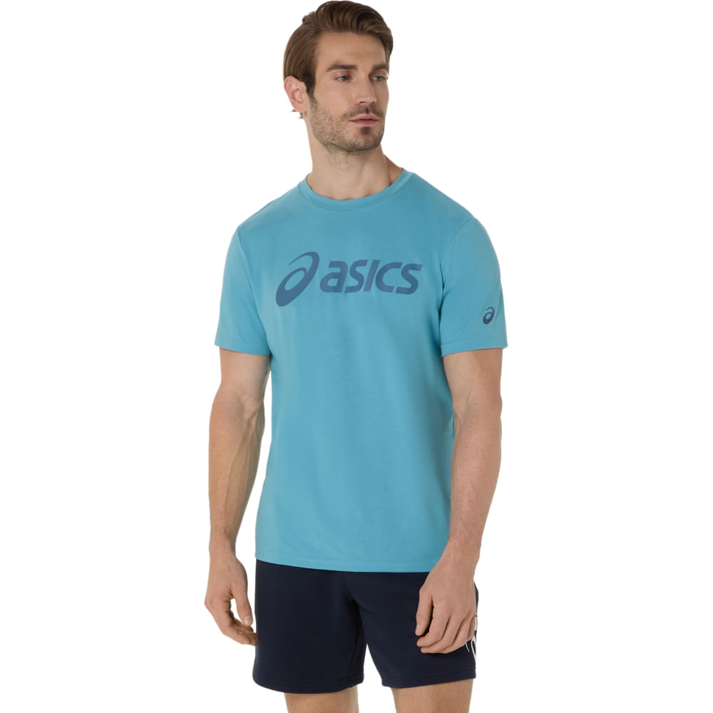 Camiseta ASICS Graphic - Masculino - Azul