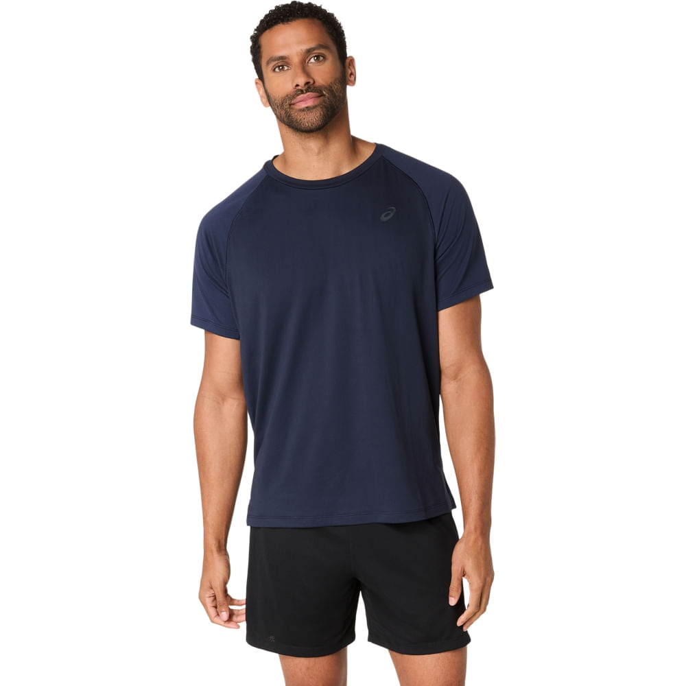 Camiseta ASICS Actibreeze Vented Mesh - Masculino - Azul - tam: PP