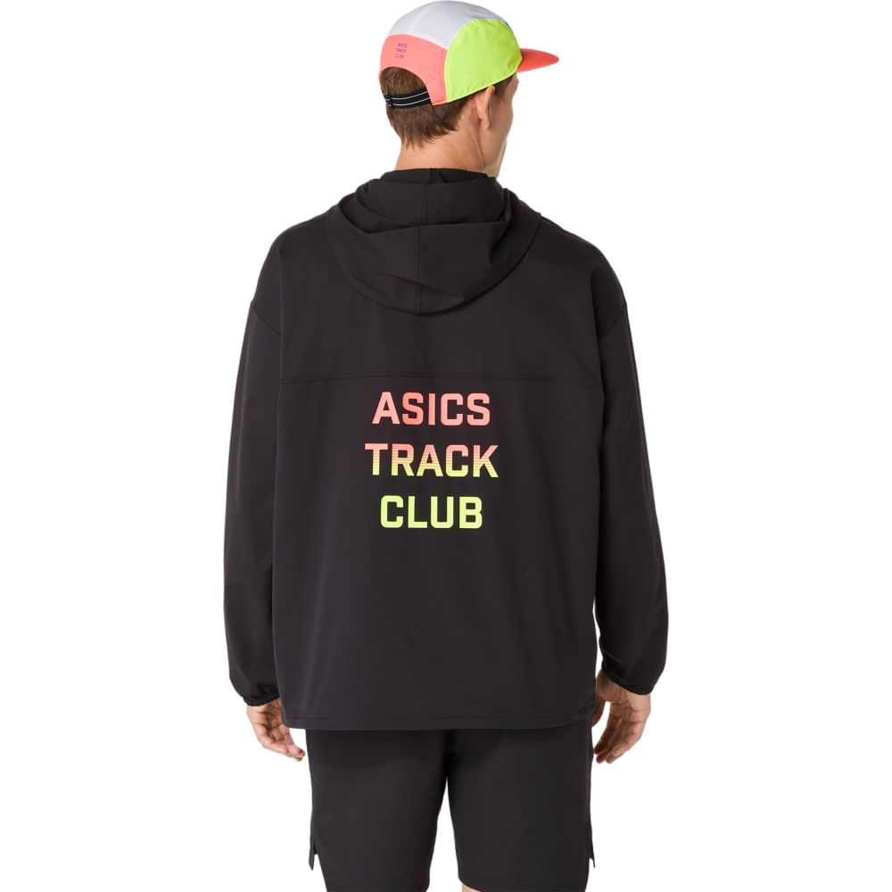 Jaqueta ASICS Atc Relaxed Pullover - Unissex - Preto