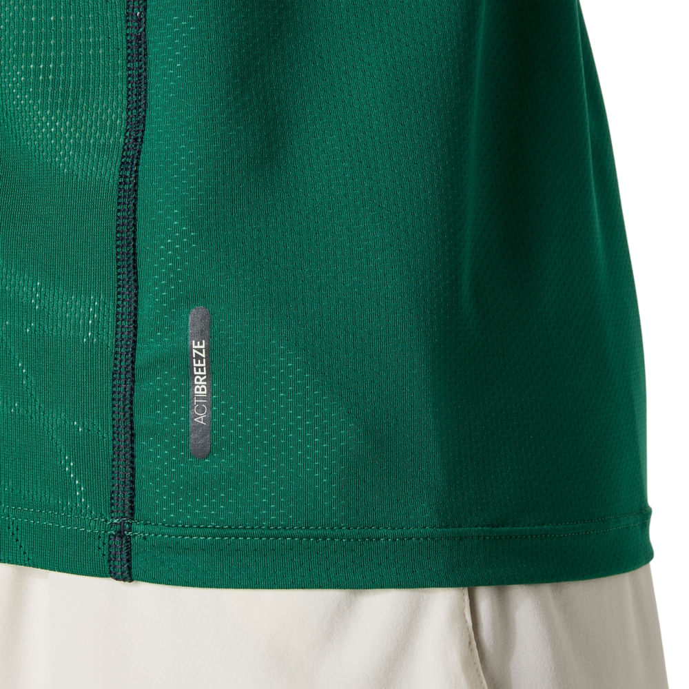 Camiseta ASICS Match Actibreeze - Masculino - Verde - tam: M — foto 4