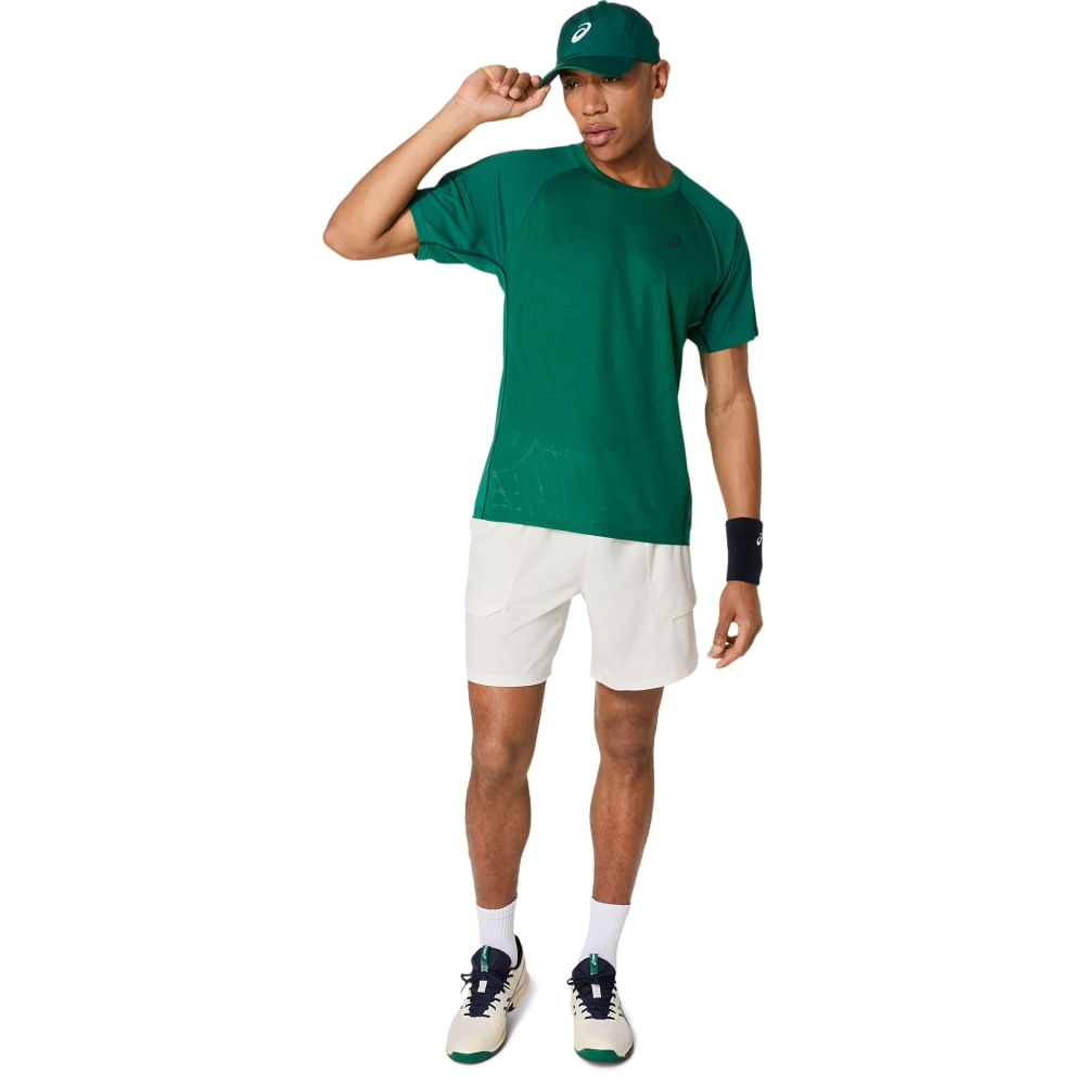 Camiseta ASICS Match Actibreeze - Masculino - Verde - tam: M — foto 5