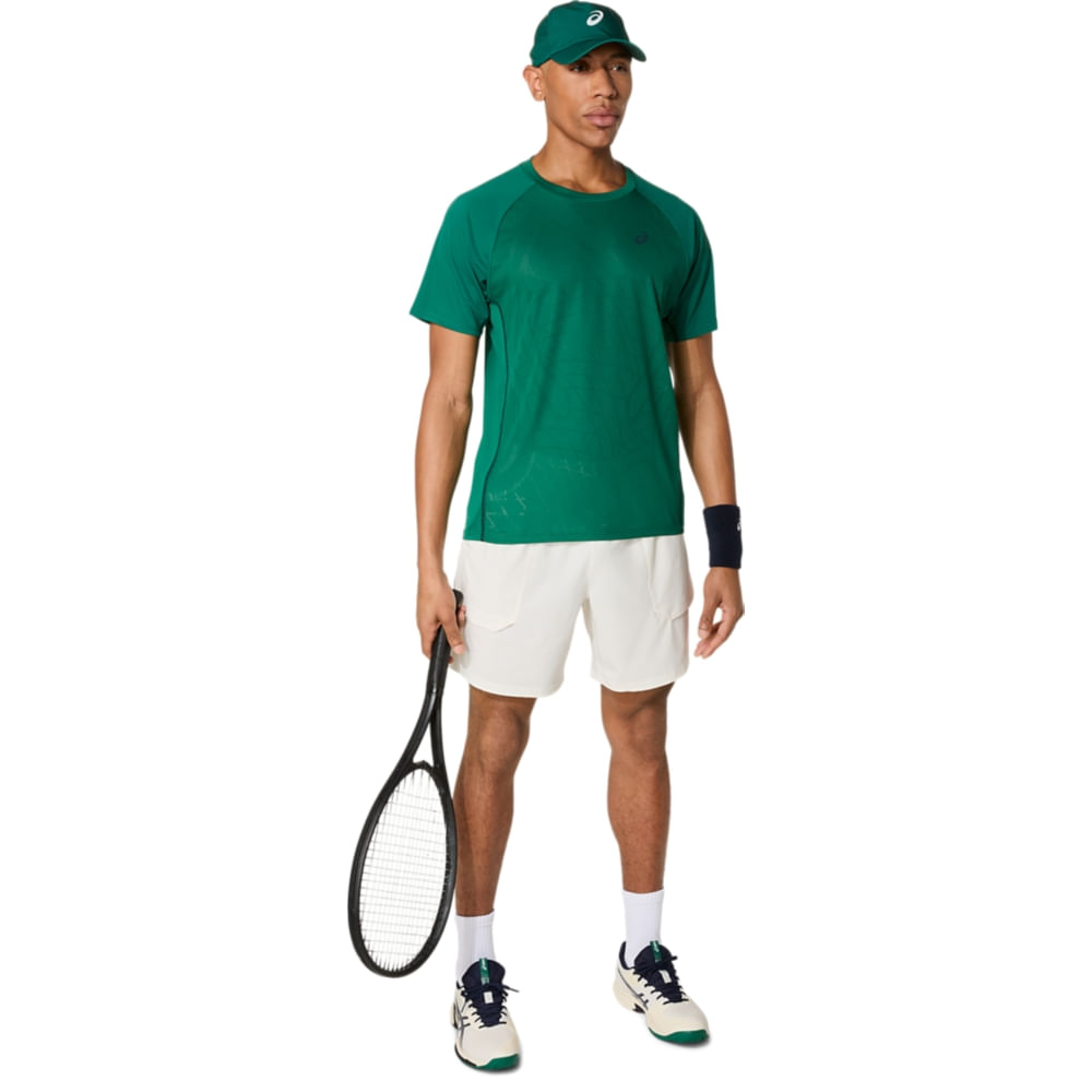 Camiseta ASICS Match Actibreeze - Masculino - Verde - tam: M — foto 6