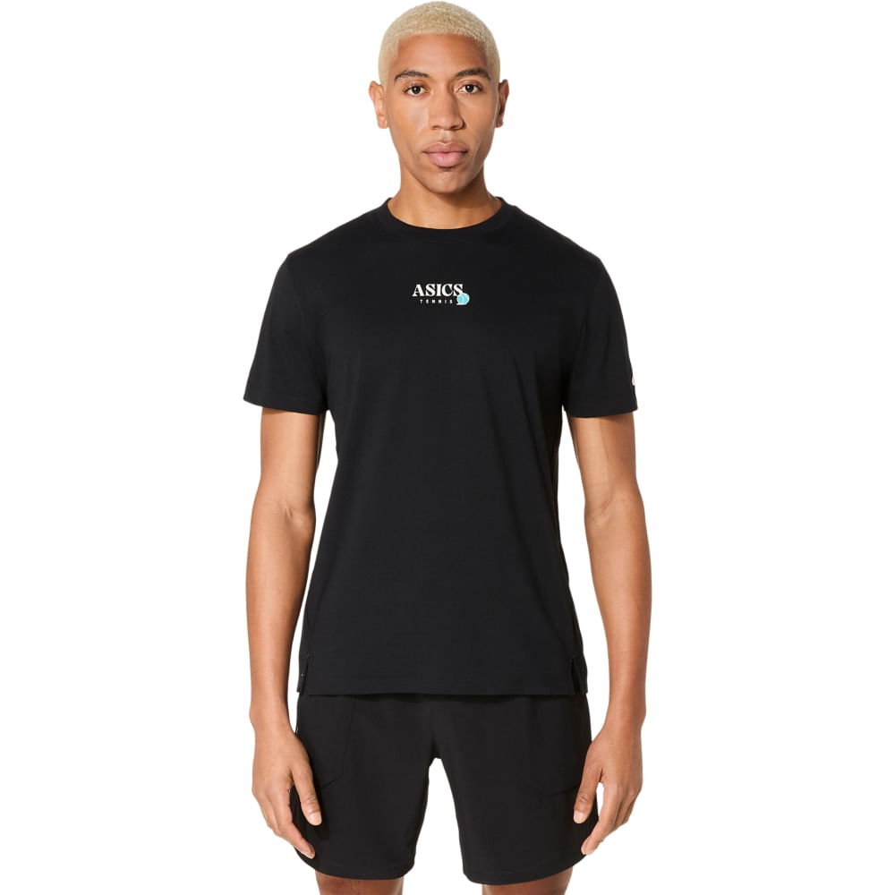 Camiseta ASICS Game Seasonal Graphic – Masculino – Preto