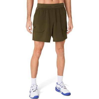 Shorts ASICS Match 7In - Masculino - Marrom