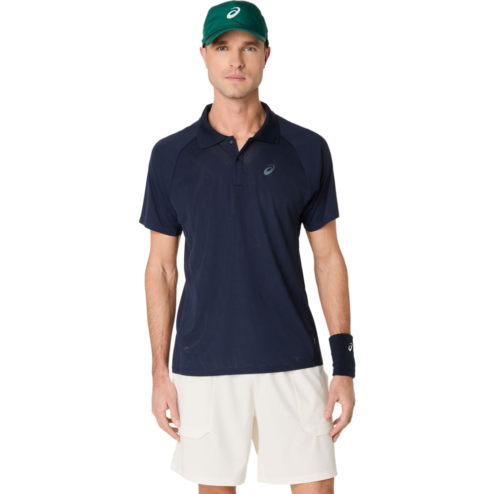 Camisa ASICS Polo Match Actibreeze - Masculino - Azul - tam: G