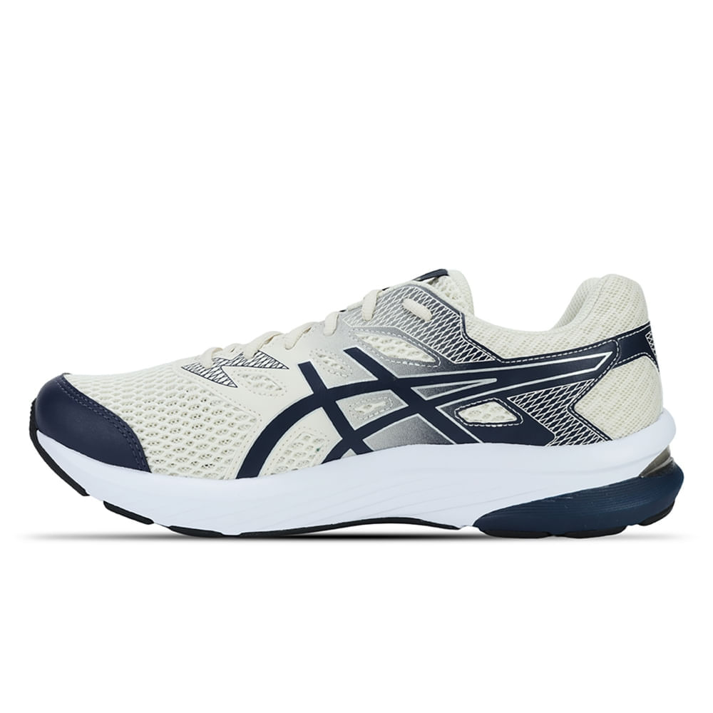 Tênis ASICS GEL-Shogun St - Masculino - Bege/Azul - tam: 44 Menor preço em Tênis ASICS GEL-Shogun St - Masculino - Bege/Azul - tam: 44