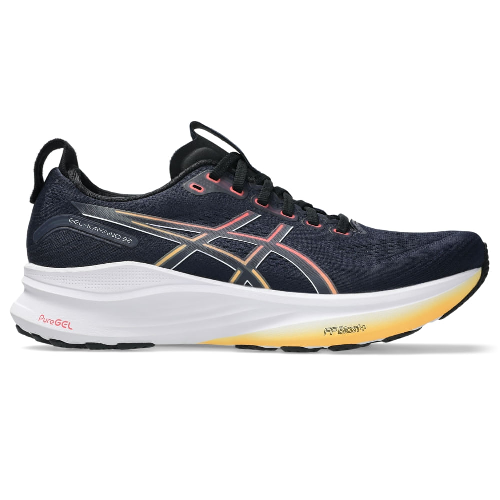 Tênis ASICS GEL-Kayano 32 – Masculino – Azul/Preto
