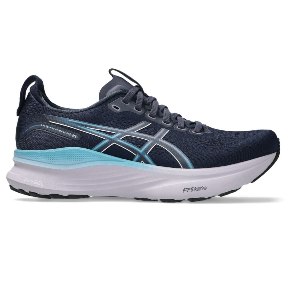 Tênis ASICS GEL-Kayano 32 - Feminino - Azul/Azul - ASICS Brasil