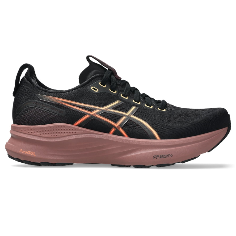 Tênis ASICS GEL-Kayano 32 – Feminino – Preto/Marrom
