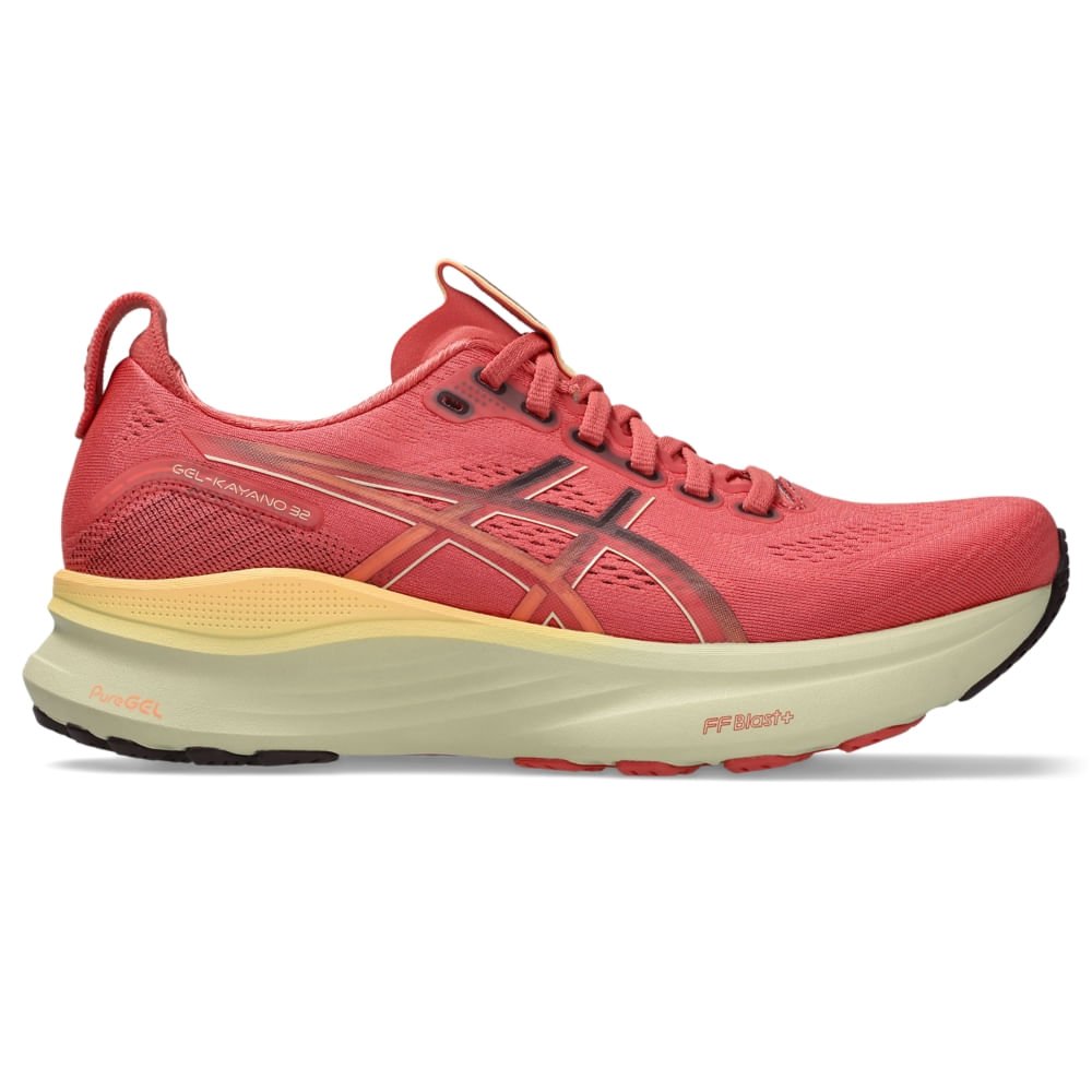 Tênis ASICS GEL-Kayano 32 – Feminino – Rosa/Marrom