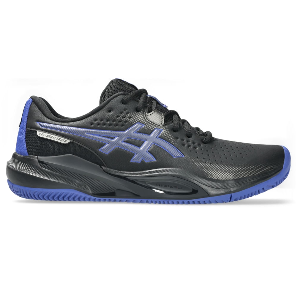 Tênis ASICS Gel-Challenger 15 Saibro - Masculino - Preto/Azul